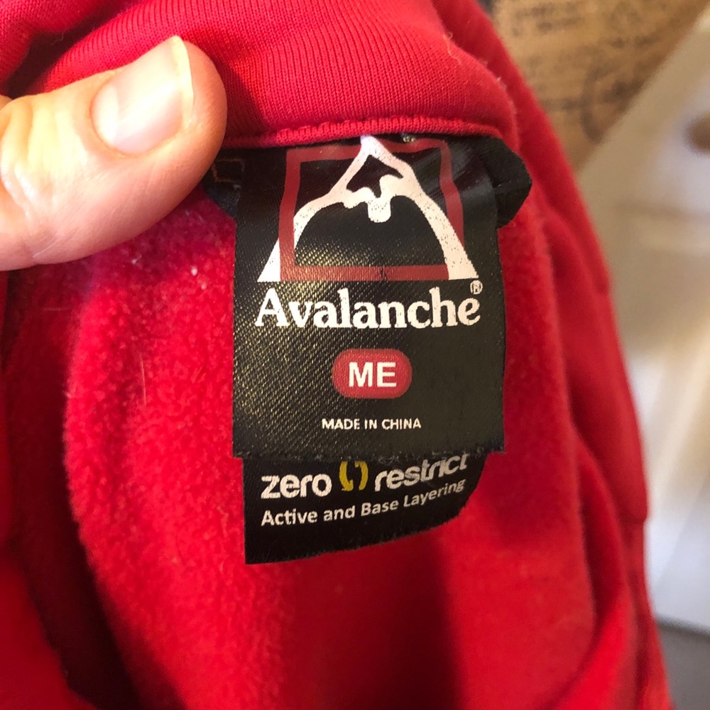 Avalanche Red Base-Layer Top - image 6